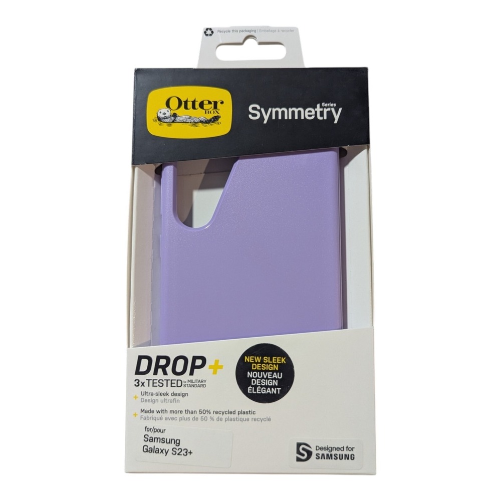 L7. Otterbox Symmetry Drop+ Case for Samsung Galaxy S23+‎  Purple